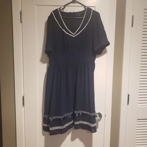 Eloquii Sailor Dress Size 18